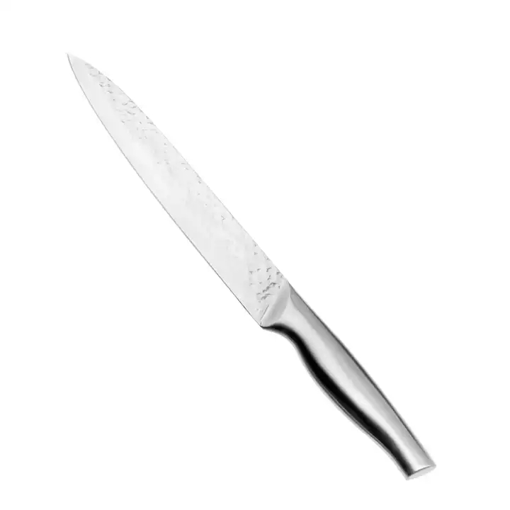 Testreszabott forró termékek 6 db Konyhai eszközök Üreges fogantyú rozsdamentes acél konyhai kés készlet kés blokkkal 